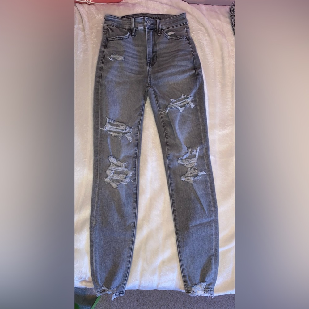 American Eagle high rise skinny jeans 00 Short